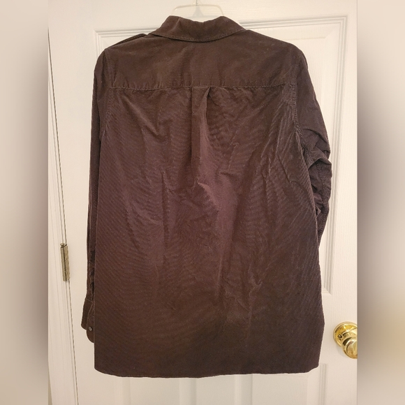 Ann Mashburn ladies corduroy button up top XL - Picture 2 of 5